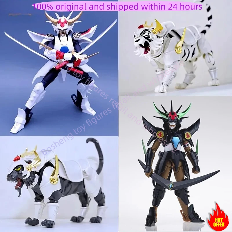

Koo Yoroiden Samurai Troopers Ronin Warriors Armor Plus Kikoutei Rekka Double Armors w Object White Black Tiger Action Figure