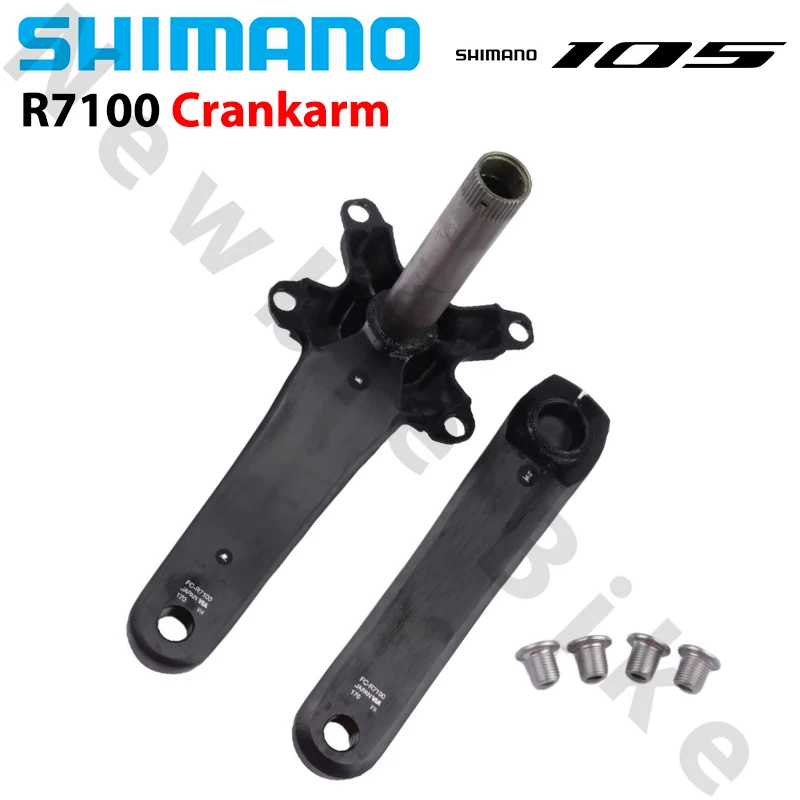 

SHIMANO R7100 2x12скоростной шатун для шоссейного велосипеда 170 мм шатун 24 скорости оригинальные аксессуары для велосипедных шатунов