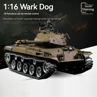 Henglong 1/16 Scale American M41a3 Walker Dog Tank World War II Remote Control Military Model Metal Climbing Tracked Vehicle Toy