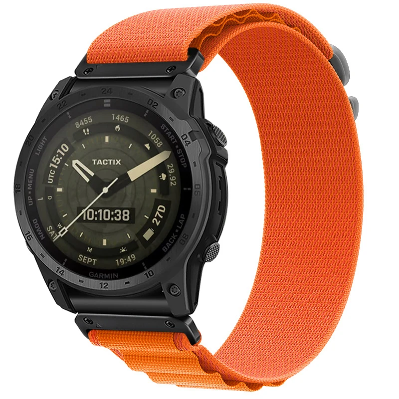 Quickfit 20 22 26 mm Alpine Loop Strap For Garmin Watch Fenix 5 6 6S 7 Pro 7S 7X 8 AMOLED 43 47 51 Enduro 2 3 Approach S70 Band