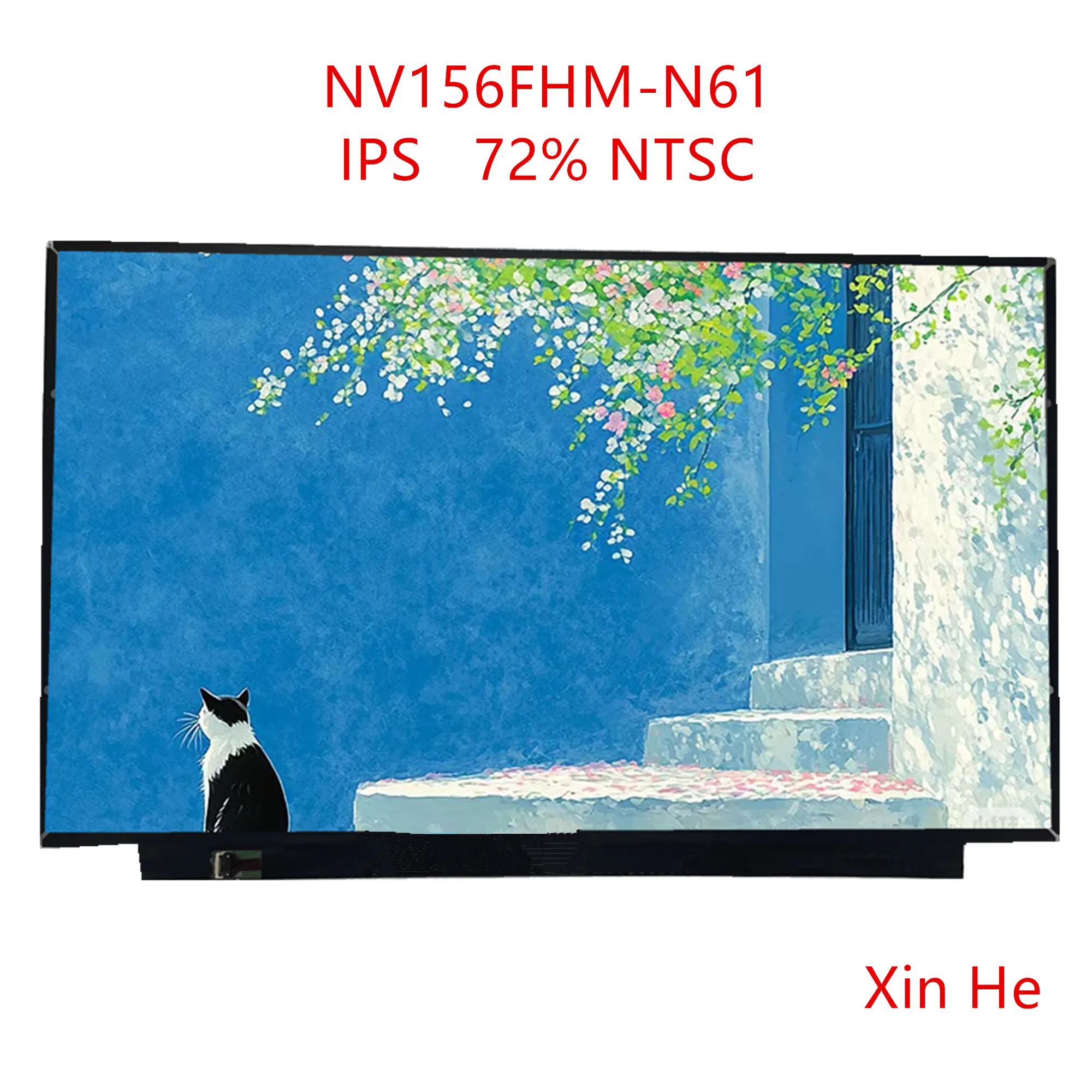 NV156FHM-N61 15.6'' Laptop LCD Screen Display Panel 1920*1080 EDP 30 PINS 72% NTSC