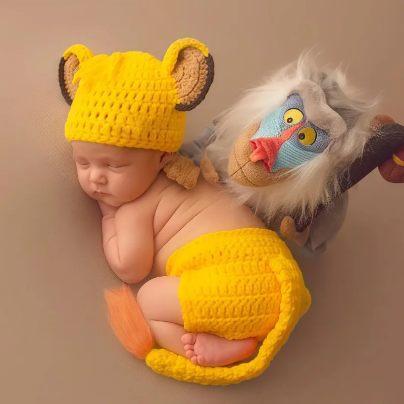 fantasia-de-bebe-para-recem-nascido-acessorios-para-fotos-traje-de-leao-para-halloween-conjunto-de-fotografia