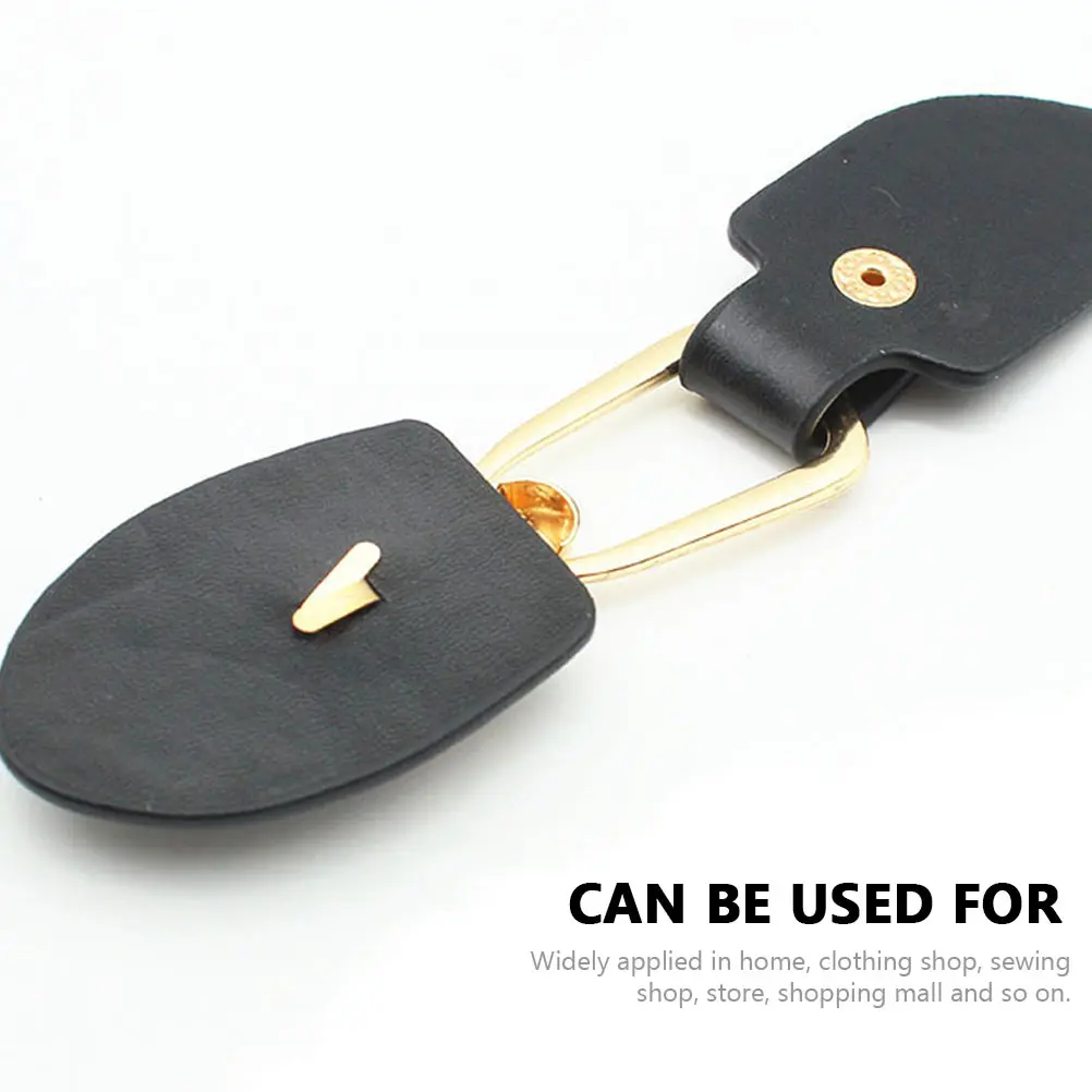 

10 Pairs Large Coat Hook Buckles Pu Alloy Fasteners For Down Coat Windbreaker Overcoat Dress Waistband Sewing Buckle