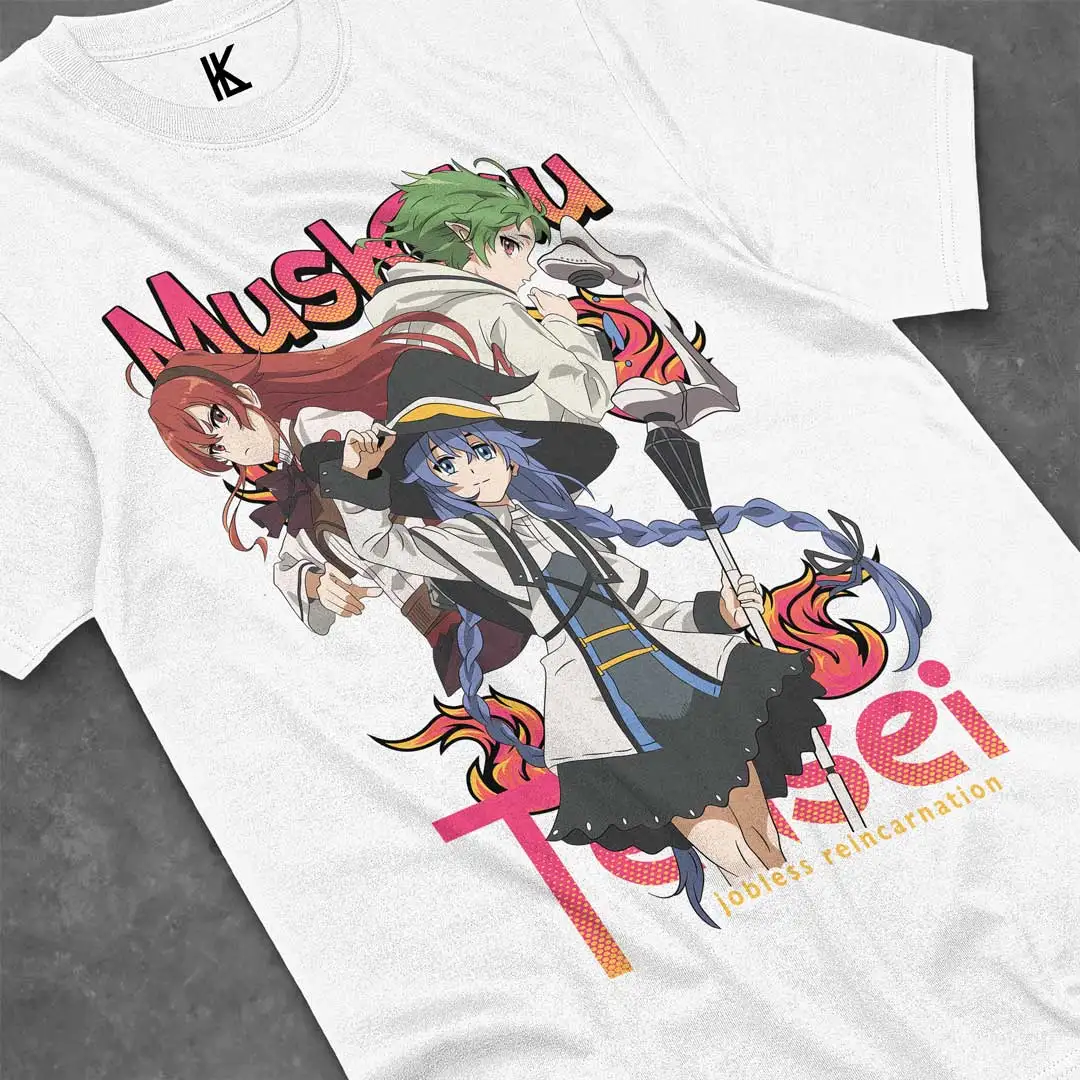 Mushoku Tensei Roxy Migurida Unisex T-Shirt Jobless Reincarnation Anime Manga All Size