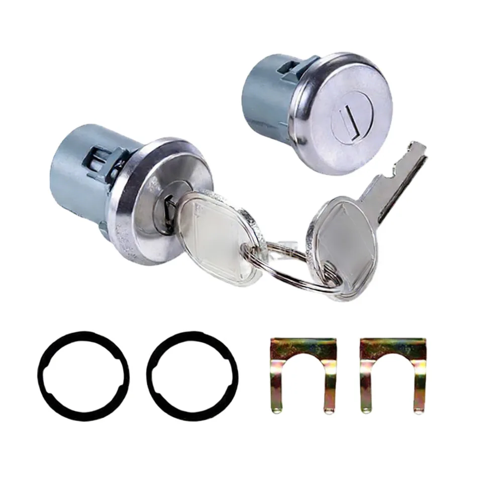 

Car Key Set As Shown In The Figure Ignition Switch Kit OEM Compatible Complete Kit With Keys Metal Construction