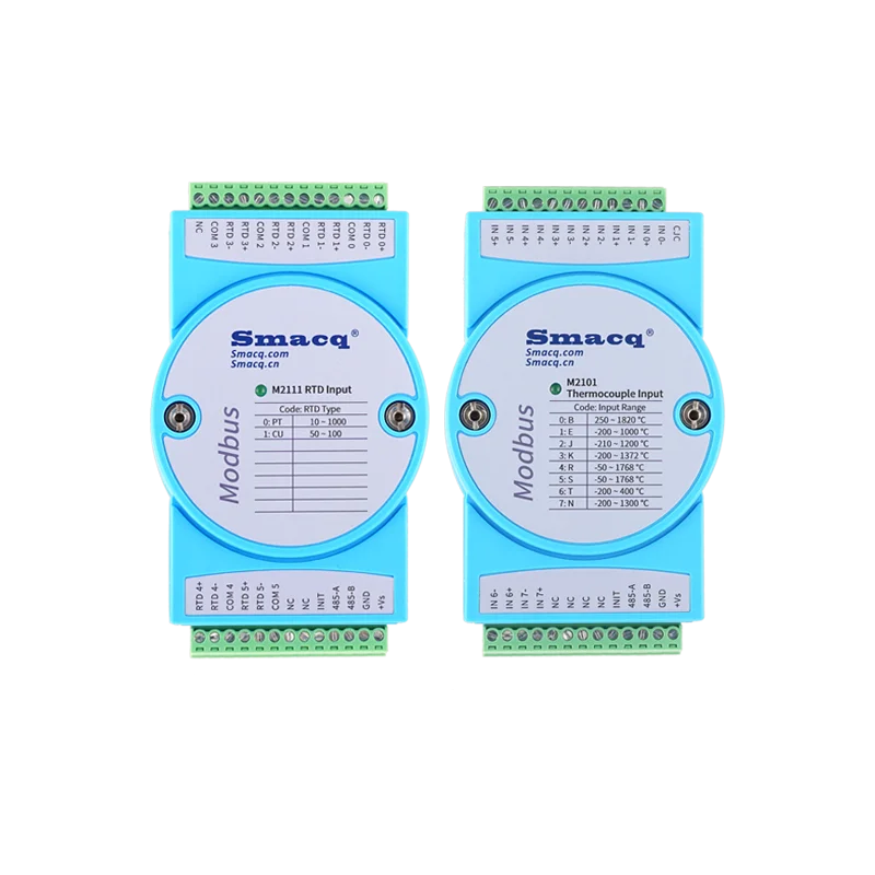 

M2100 Thermocouple PT100 Temperature Data Acquisition Card Module Recorder 8-channel 6-channel RS-485 Remote IO