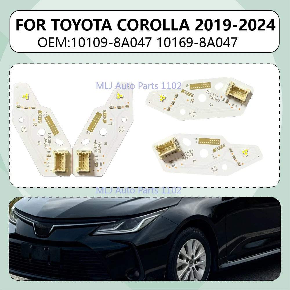 

For Toyota Corolla 2019-2024 ALTIS OE 10109-8A047 10169-8A047 Angel Eye Module Daytime Running Light Light Source Chip Car Part