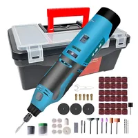 Mini Rotary Tool 12V Li-ion Battery Power Tool USB Charging Cordless Mini Grinder Engraver Electric Rotary Tool Grinder