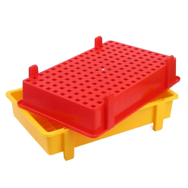 Thickened Plastic Lithium Battery Storage Box For 18650 Cells Divided Transport And Turnover Tray 35*22.8*8cm