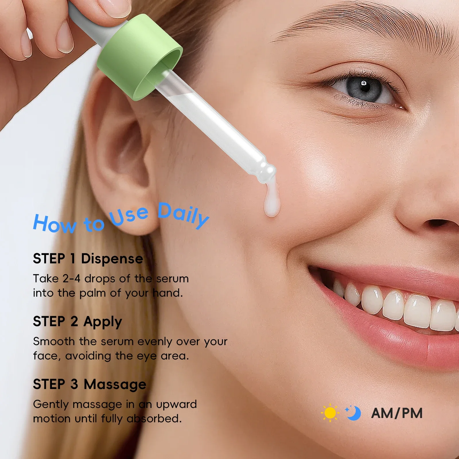 LAIKOU Hyaluronic & Collagen Serum 17ml Long-Lasting Hydration Radiant Firming with Niacinamide & Peptide