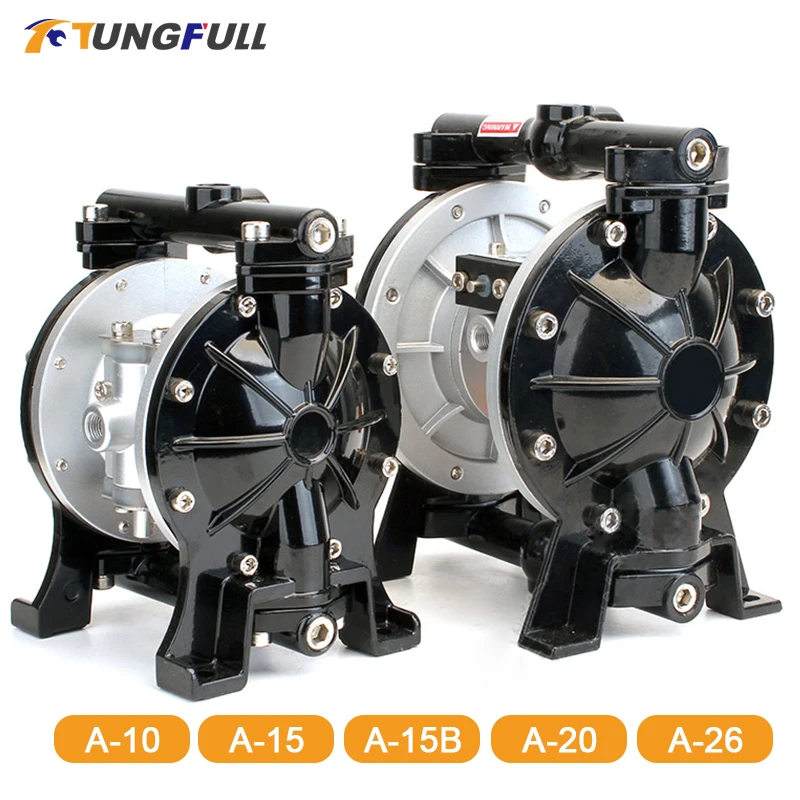 

A-15 Mini Pneumatic Diaphragm Paint Pumps Air Operated Double Diaphragm Pressure-stabilized Diaphragm pump A-10/A-15B/A-20/A26