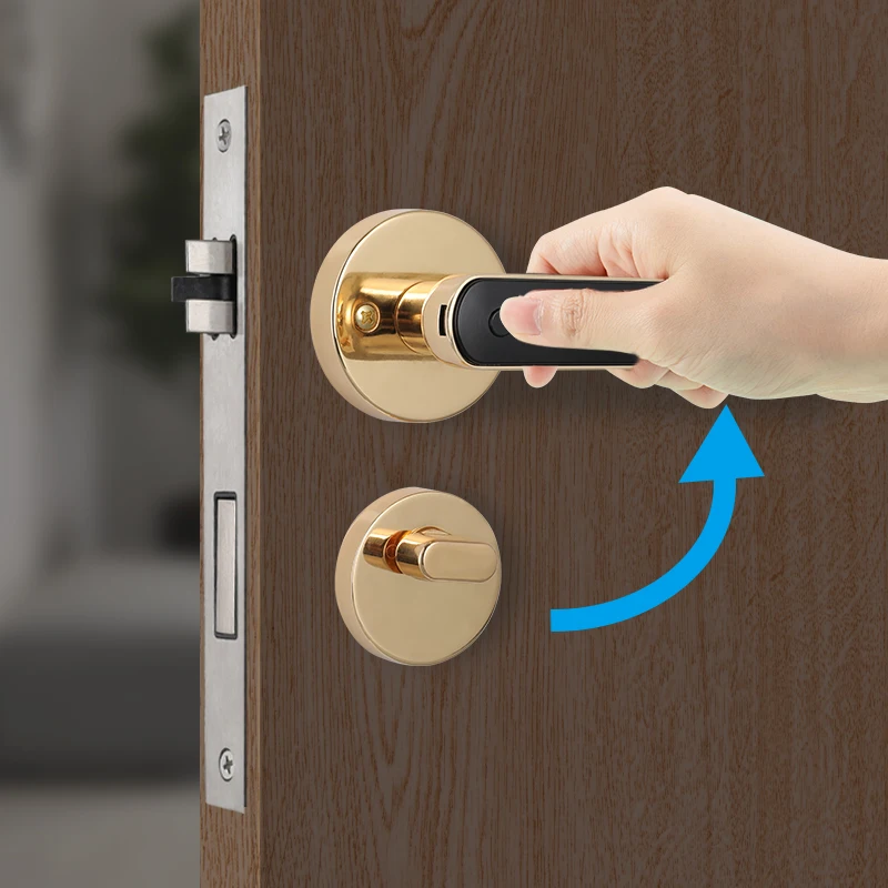 New Spherical Handle Keypad Smart Door Lock Furniture Secure Home Office Tuya Ttlock  Remote Data Smart Door Lock