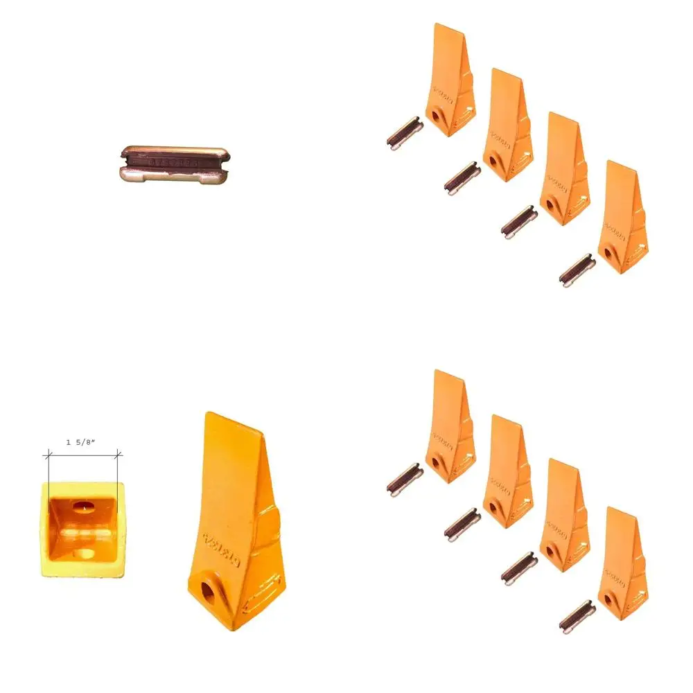 

Mini Excavator Skid Steer Replacement Bucket Teeth with Pins - 6737325