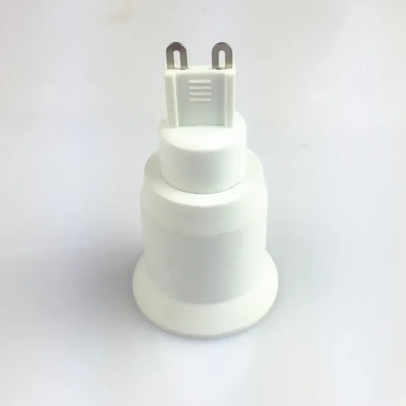 G9 para e27 e26 adaptador de soquete de luz base da lâmpada titular conversor acessório iluminação cerâmica pbt retardador chama 3/5 unidades/pacote