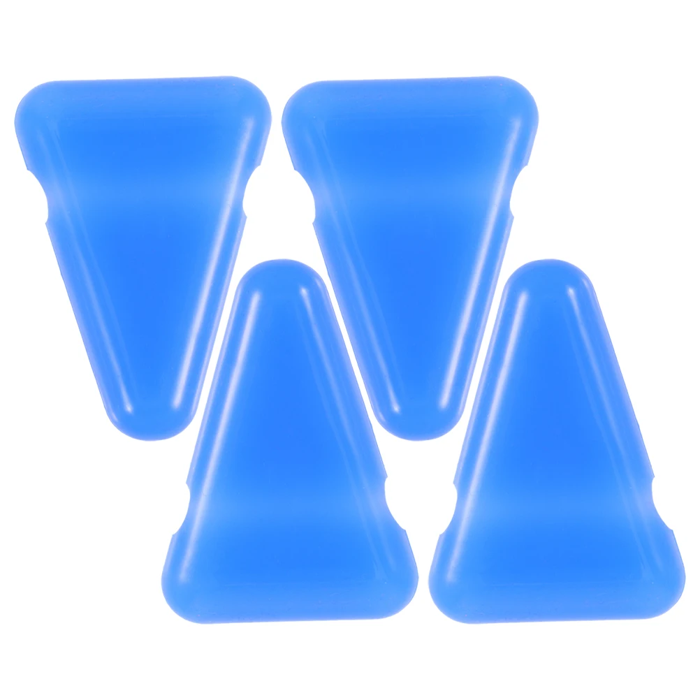 

4 Pcs Tuning Fork Holder Forks Block Triangle Silicone Base Musical Instrument Parts Silica Gel Tunning Stand