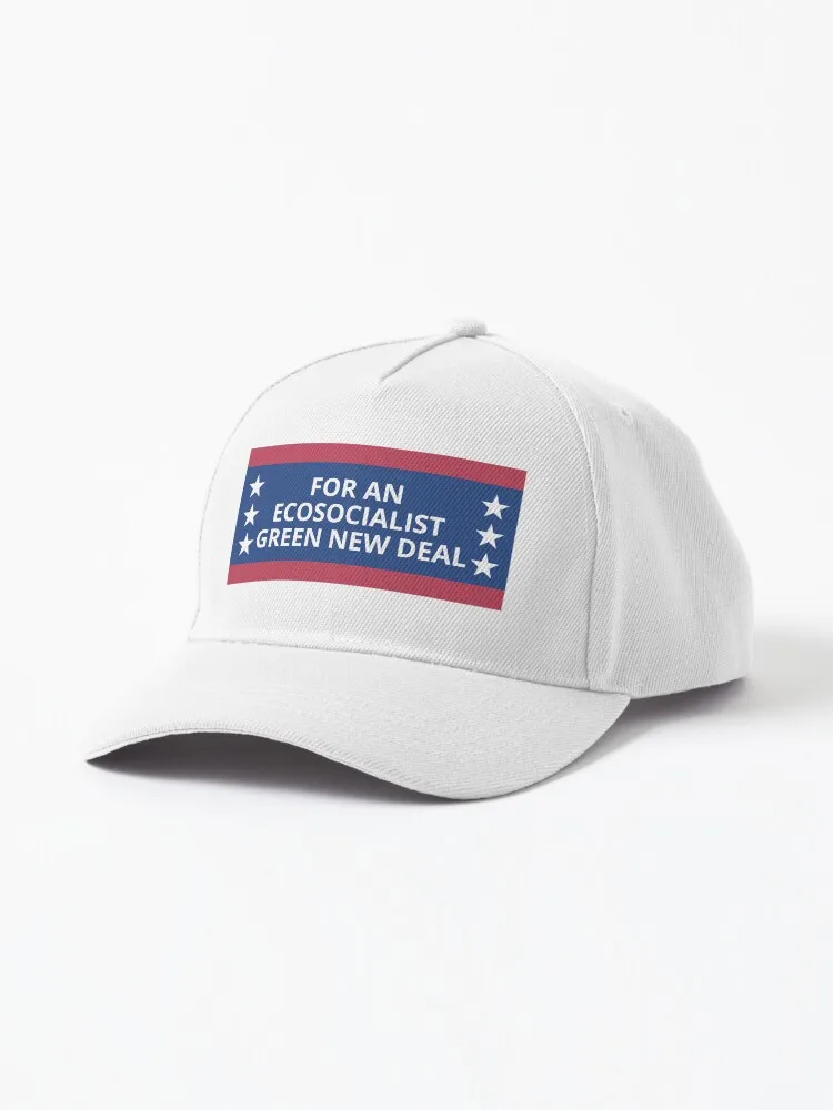 For an ecosocialist green new deal - american election campaign slogan Cap