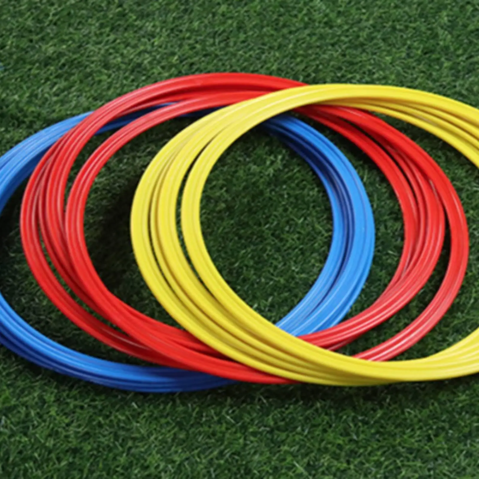 Cerchi Per Esercizi Di Velocità, Cerchi Per Saltare Multicolore, Cerchio Fitness Flessibile Per Esercizi-image