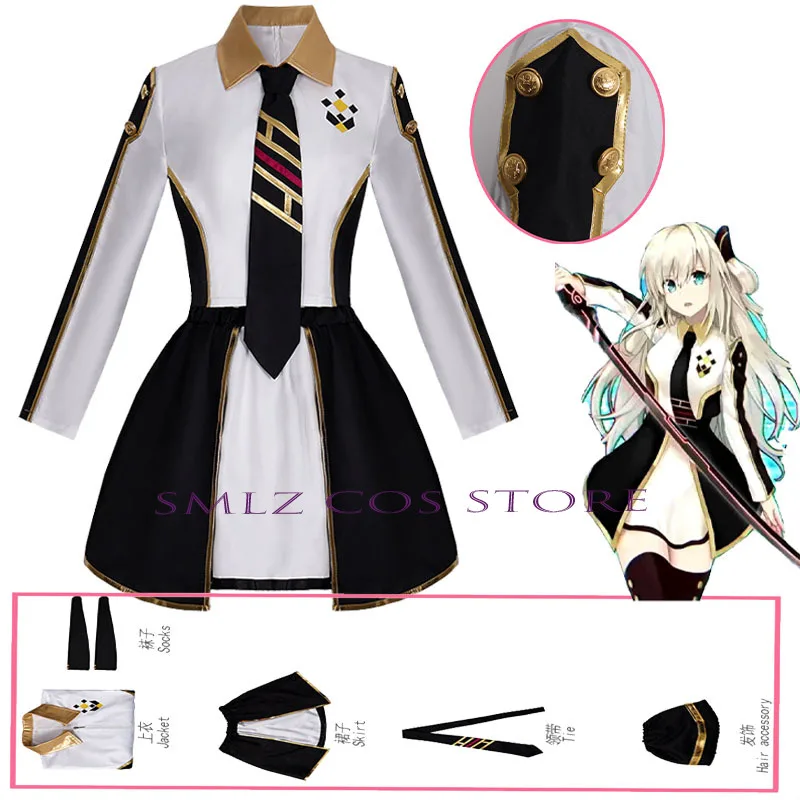 

Sky Striker Ace Cosplay Anime Cosplay Costume Woman Raye Maid Dress Uniform Suit Halloween Party Outfit for Women Girl