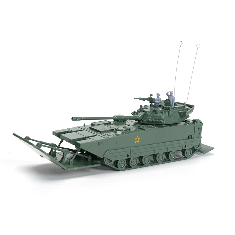 4D 1/72 China ZTD-05 Amphibious Armored Assault Vehicle ZTZ-99A Main Battle Tank Assembly Model Toy