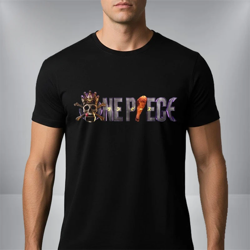 

Y2k One Piece Bandai Tees Both Men and Women Can Wear Adult and Children's T-shirt