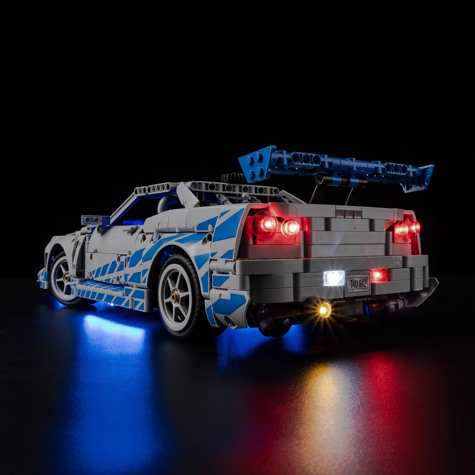 مجموعة إضاءة LED بدون نموذج مناسبة لسيارة LEGO Technic 2 Fast 2 Furious Nissan Skyline GT-R R34 42210 (لا تشمل مكعبات البناء) #2