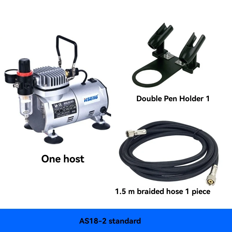 AS18-2 Coloring Pen Spray Pump Spray Painting Model Air Pump Set