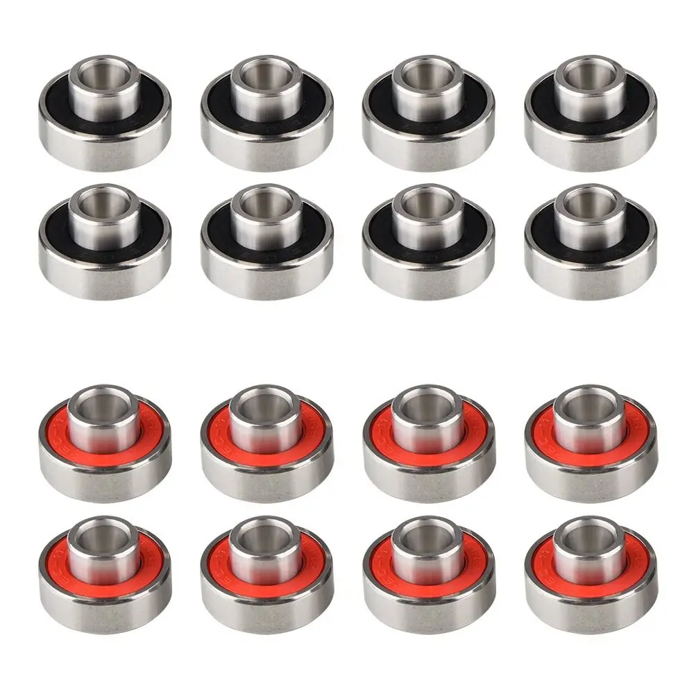 4/8pcs High Quality 608-2RS High Speed Long Plate Surfboard Bearing Skateboard Bearings Integrated Bearing