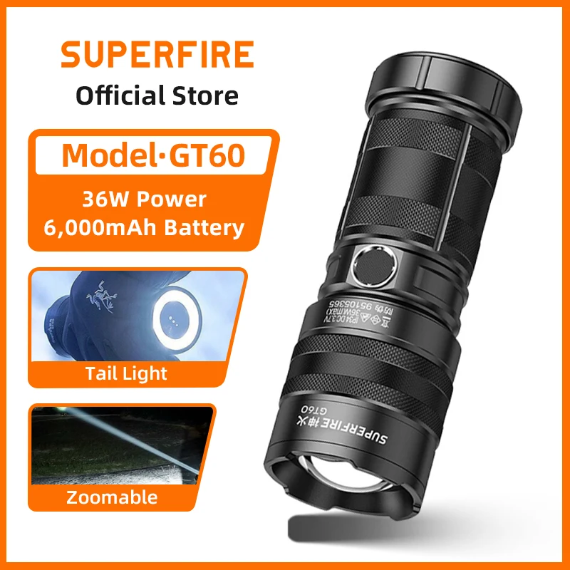 

SUPERFIRE GT60 фонарик