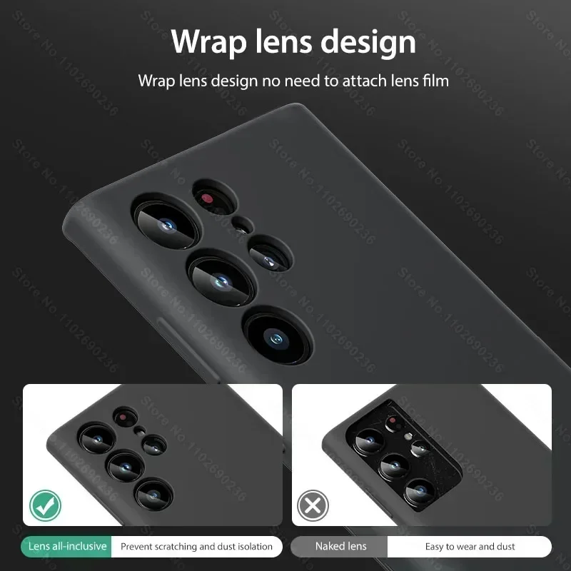 Liquid Silicone Case For Magsafe For Samsung Galaxy S24 S22 S21 S23 Ultra Plus Fe Wireless Charge Magnetic Back Shockproof Cover