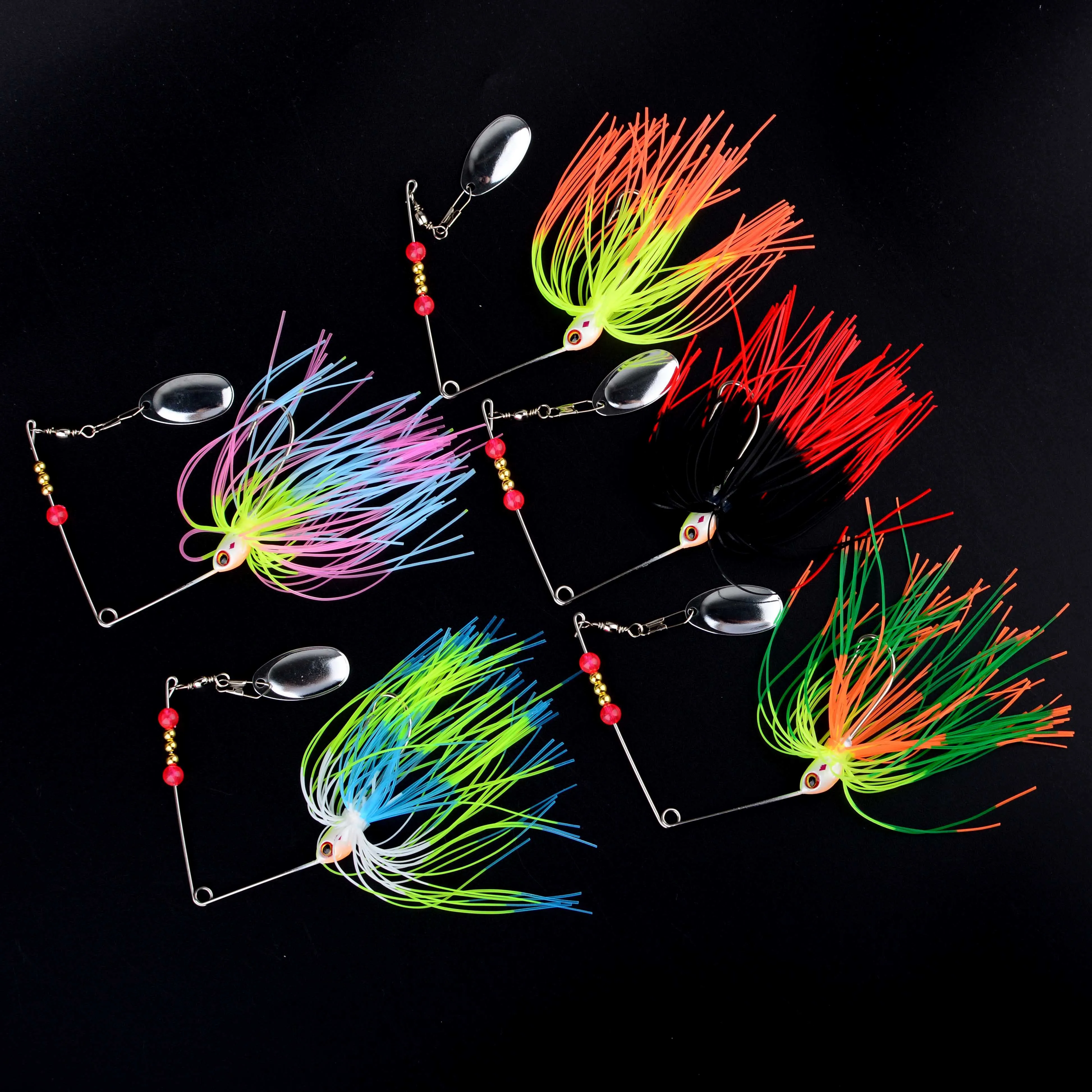 1pc Swivel Fish Hard Bait Fishing Lures Sinking 11g Spinner Spoon Artificial Baits Metal Sequins Spinnerbait Wobblers For Pike view 5