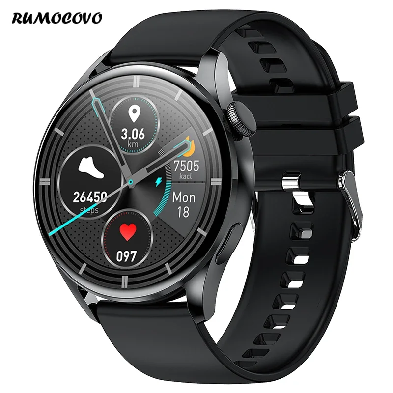 rumocovo®huawei-reloj-inteligente-xiaomi-gt3-para-hombre-y-mujer-accesorio-de-pulsera-resistente-al-agua-con-android-respuesta-a-llamadas