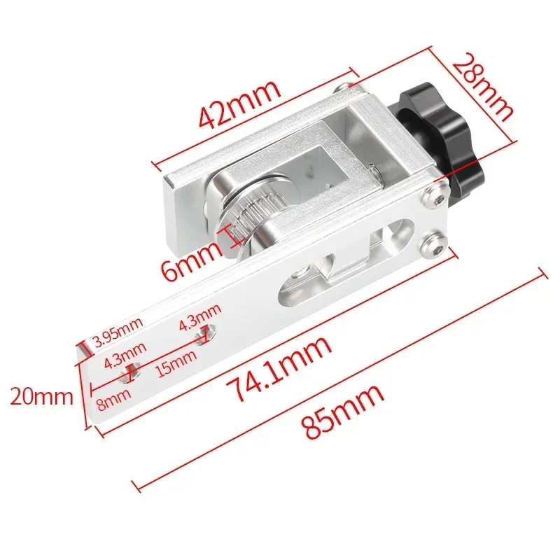 3D Upgrade X-axis Synchronous Belt Stretch Straighten Tensioner 2020 Profile for Ender 3,Ender 3 pro,CR-10,CR-10S,CR-20 Pr