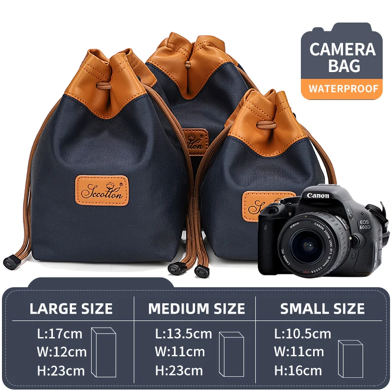 Kamera tasche stoß feste digitale Schutzhülle, tragbare DSLR SLR Objektiv Tasche Fall Microslr Kamera tasche für Canon Nikon Sony