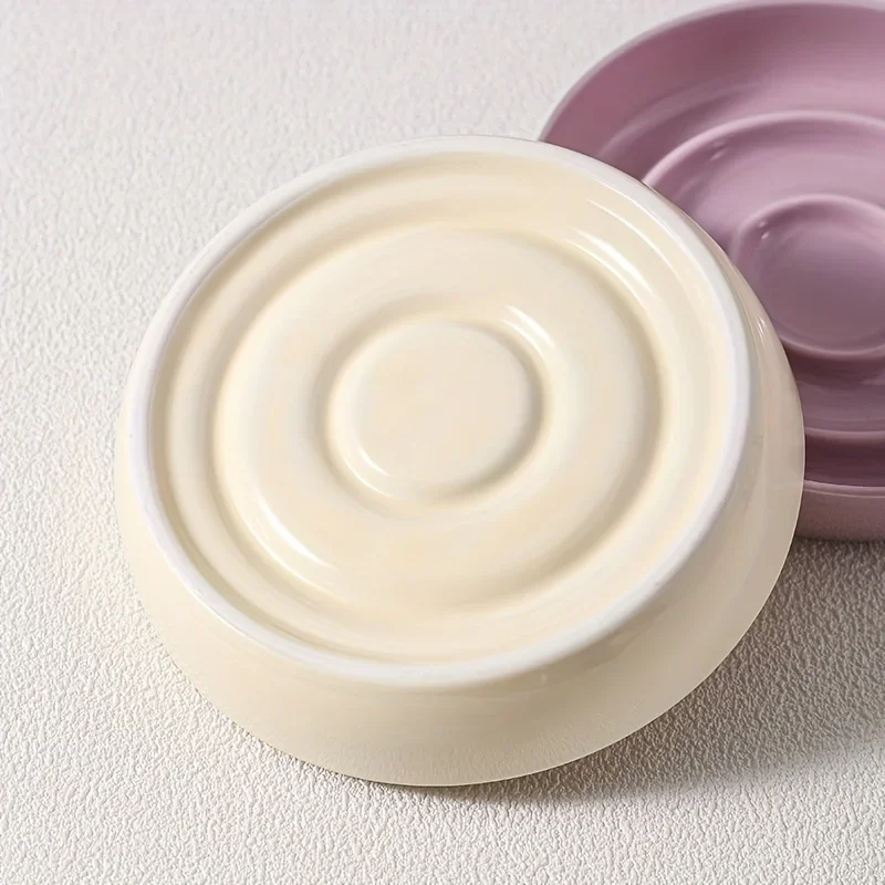 ใหม่เซรามิคสัตว์เลี้ยงชามอาหารช้าและแผ่น Anti-Knock แมวชามอาหารป้องกันปากมดลูกชั้นวาง Retractable สุนัขอ่างล้างหน้าสัตว์เลี้ยง Supplie