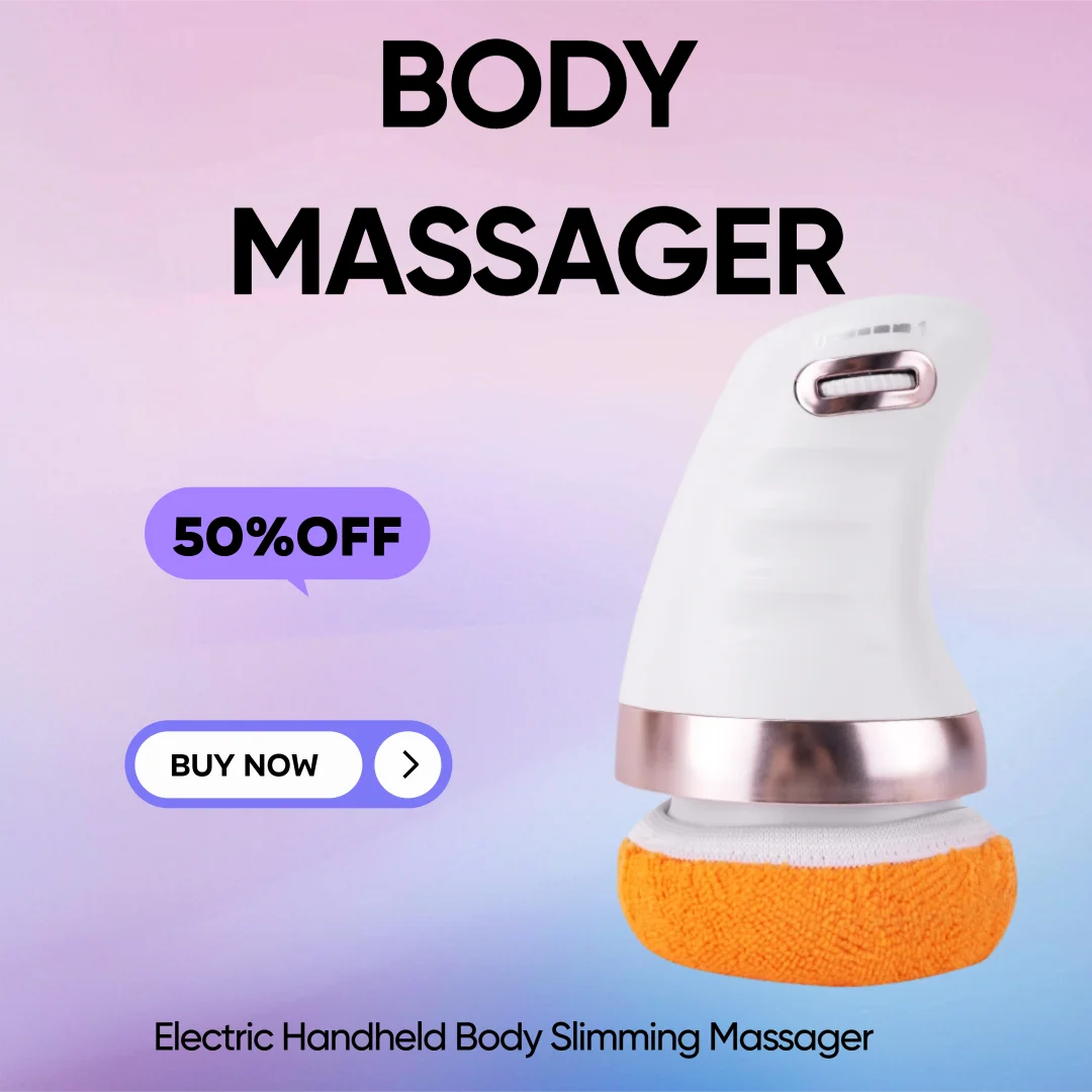 

LESEN New Electric Handheld Body Slimming Massager Full Body Massage Vibration Fat Burning Tool for Weight Management