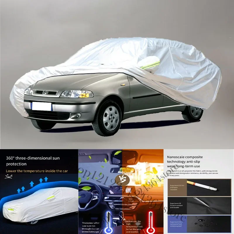 

For Fiat Palio weekend 210T Car cover Exterior Car Cover Outdoor Protection Full Car Covers Waterproof Sunshade Snow Cover