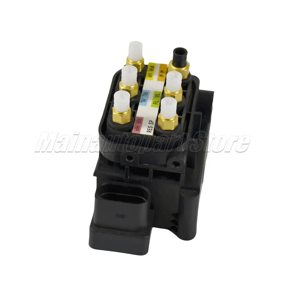 For Mercedes-Benz W164 W166 W221 W251 W212 W216 W222 W205 280 300 320 350 420 450 500 Air Suspension Solenoid Valve Block view 5