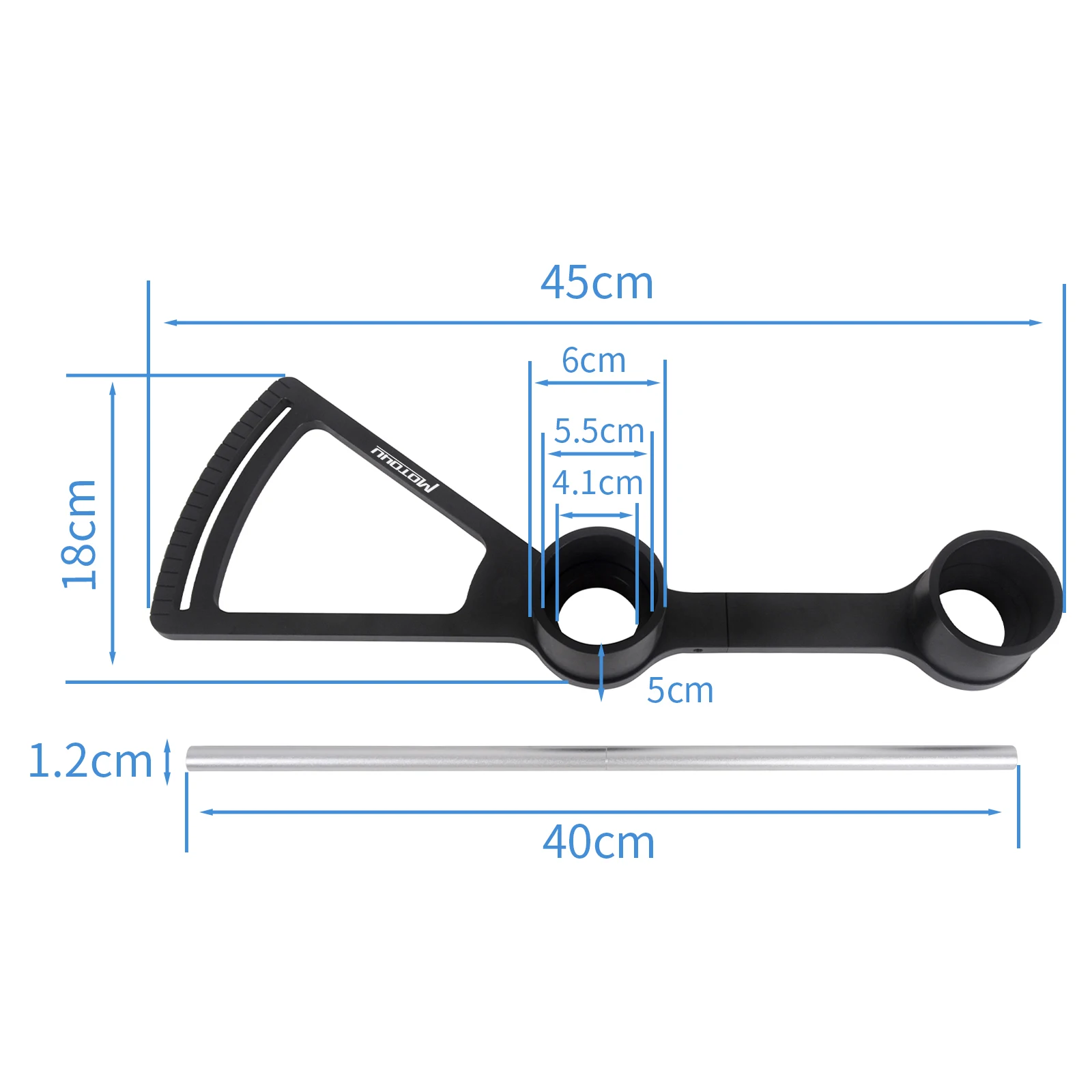 Universal Aluminum Motorcycle Handlebar Alignment Adjust Tool Clip On Bar Handlebar Angle Ruler Tools