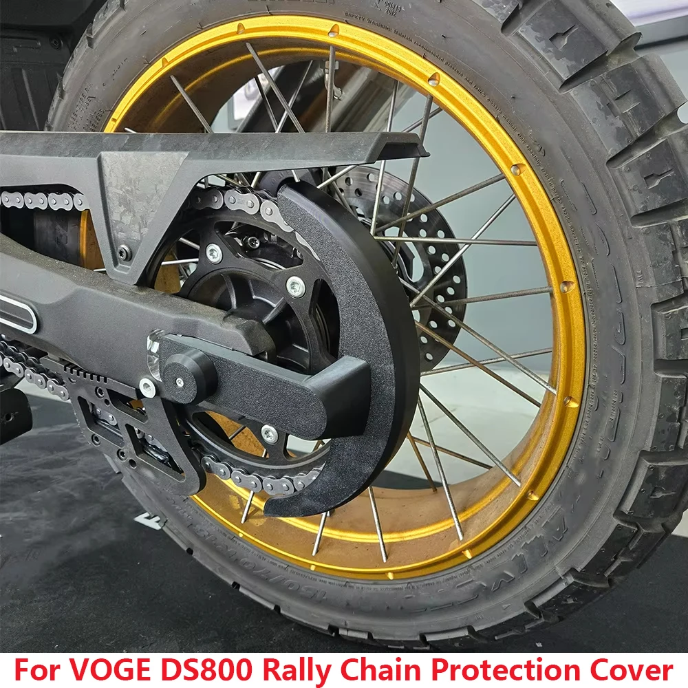 DS800X Chain Protection Cover For VOGE DS 800X DS 800 X DSX800 Rally Rear Sprocket Protector Wheel Cleaning for LONCIN VOGE 800D
