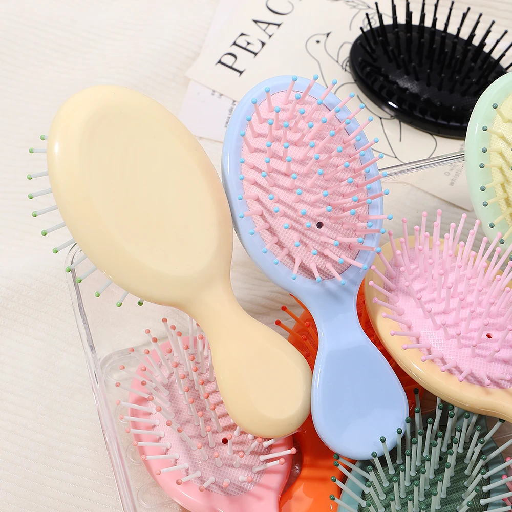 1PC Air Cushion Comb Anti-static Hair Brushes Tangle Detangle Shower Massage Hairbrush Comb Salon Accessories Pink Health Beauty