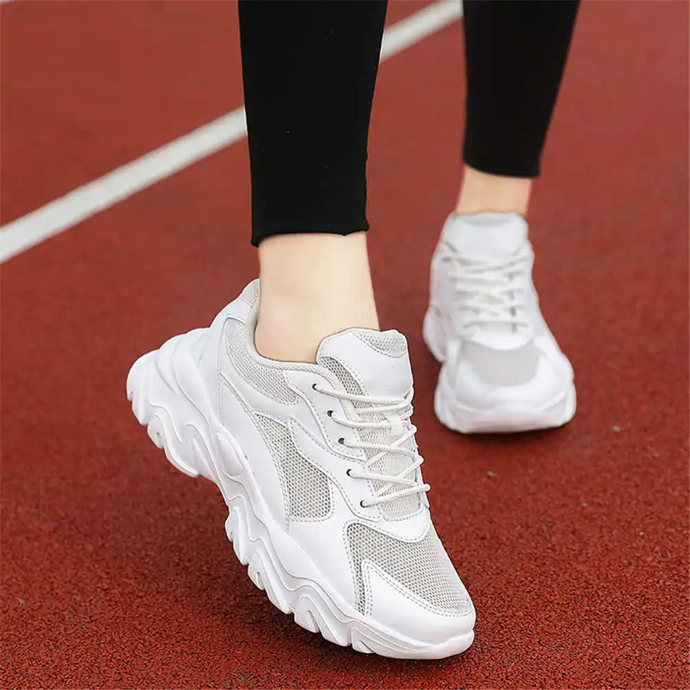 37-38 Round Tip Men's Sneakers 38 Size Woven Trainer Shoes Best Sold Sports Super Offers Joggings High Brand Fashion Runing - Image 3