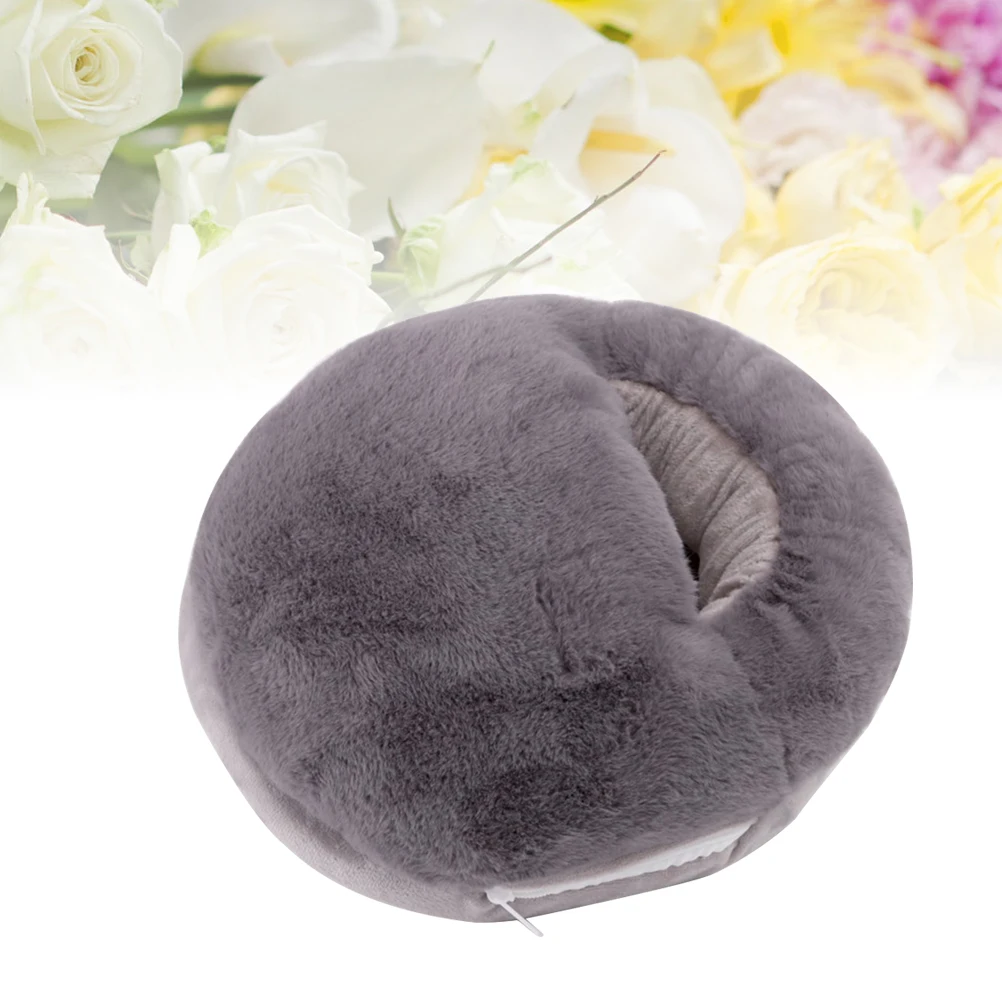 

Heating Foot Warmer Slippers USB Pink Grey Women Electric Heated Shoes Warm Comfort Winter Computer Environment Soft