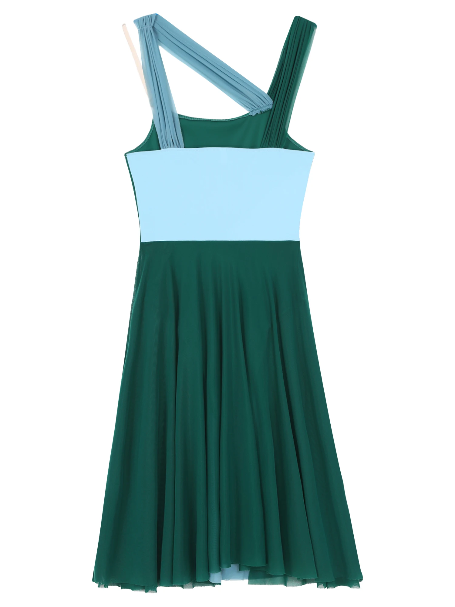 Femmes gymnastique Ballet lyrique danse contemporaine superposition robe couleur bloc serré combinaison patinage artistique justaucorps robe