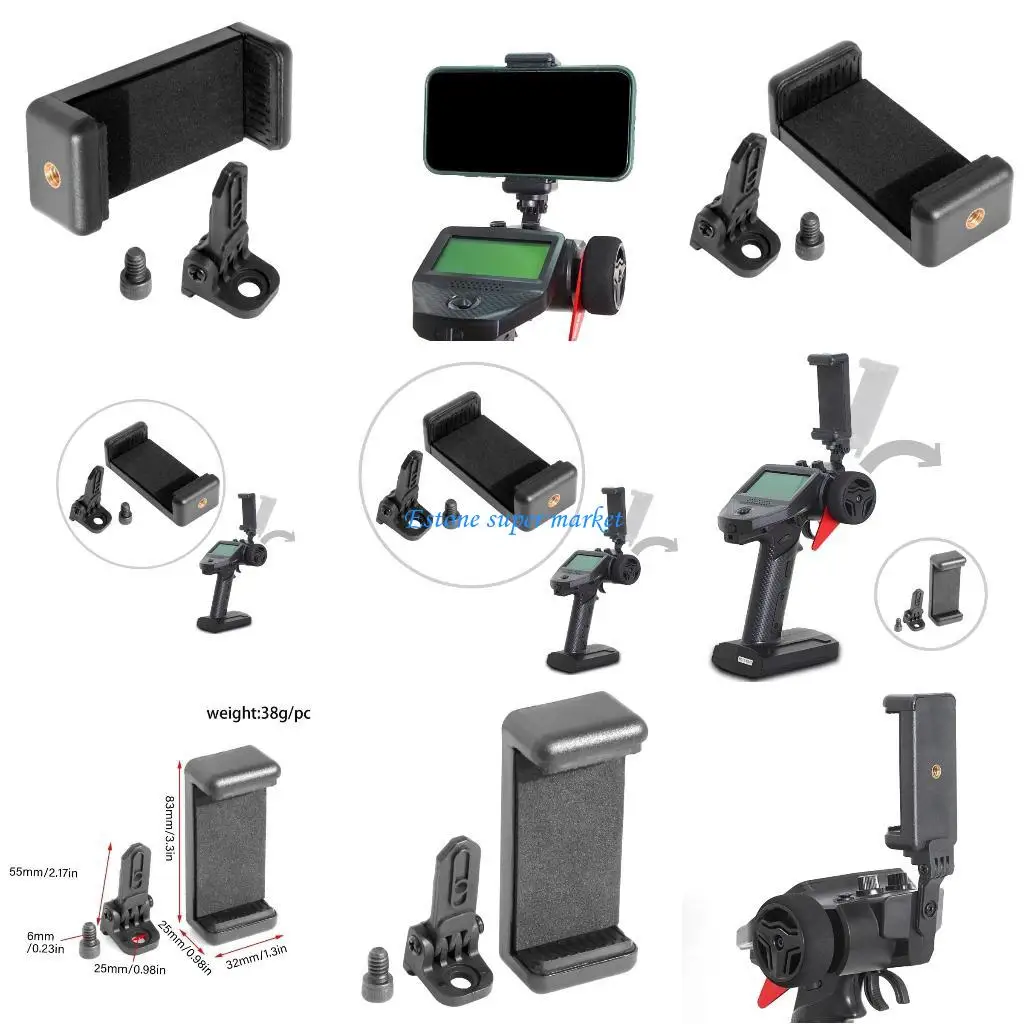 

090B Подставка для телефона для пультов дронов, компактный и портативный регулируемый держатель для телефона Профессиональный