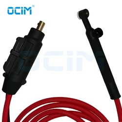 WP9 Series 4M Red Hose cable Air-Cooled Complete TIG Soldering Welding Torch