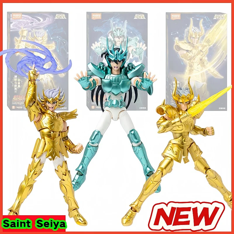 

New Hot Genuine Saint Seiya Death Mask Action Figure Assembly Model Kit Shiryu Toy Shura Champion Class Doll Model Toy Gift