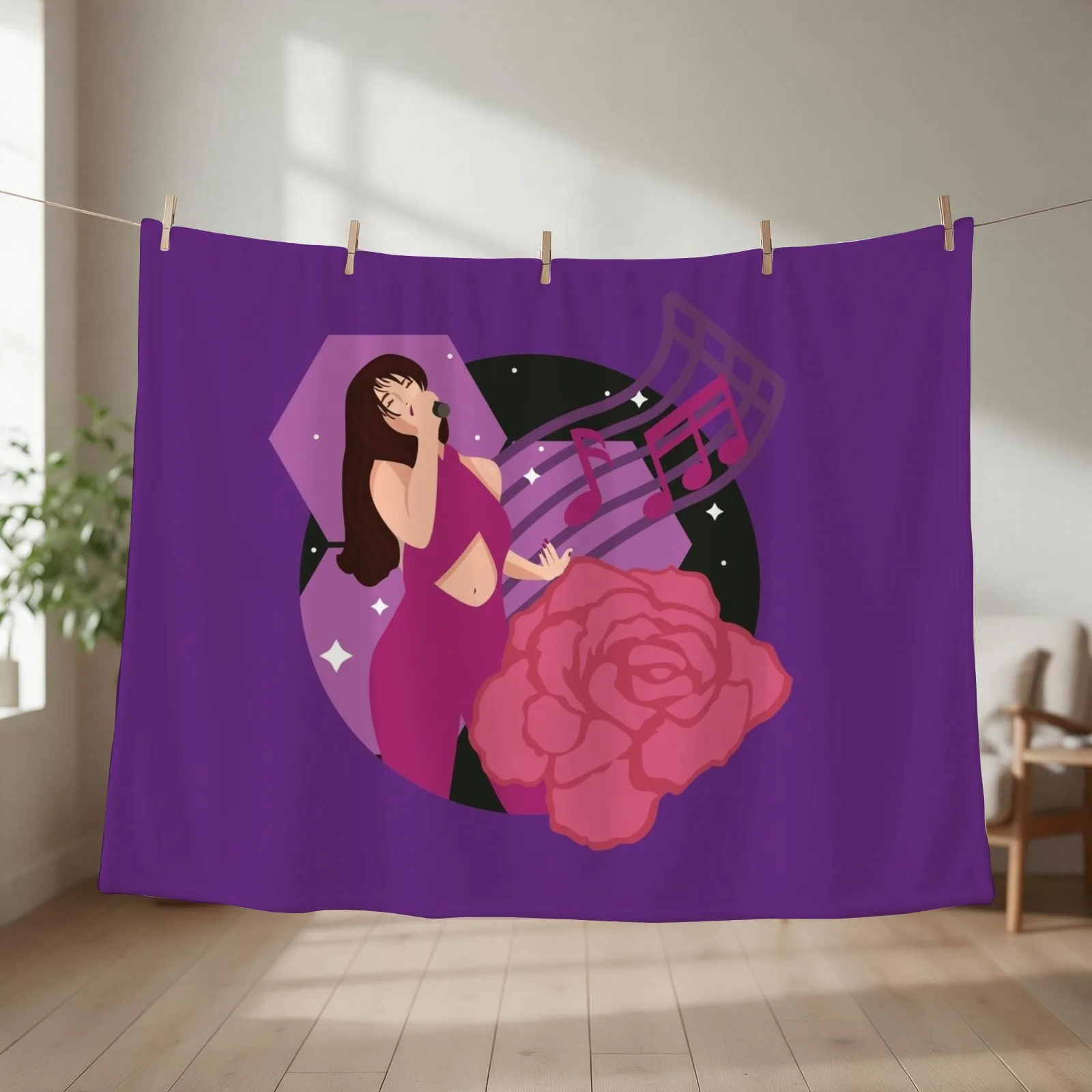 Selena Throw Blanket couch cozy soft plush fuzzy picnic outdoor blanket