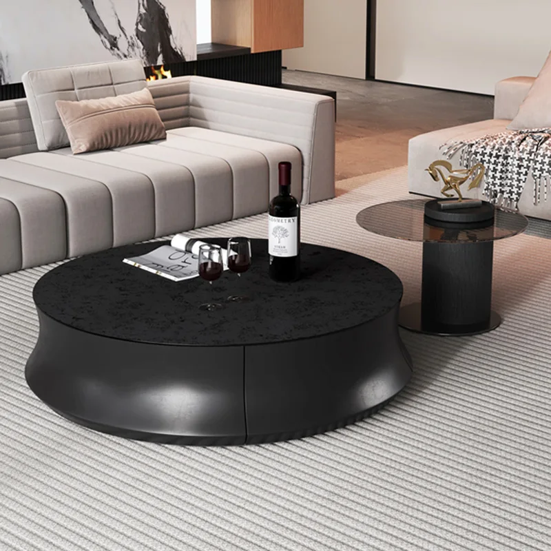 

Modern Vintage Coffee Table Luxury Design Bedroom Black Coffee Table Storage Decorative Mesas De Centro Para Sala Home Furniture