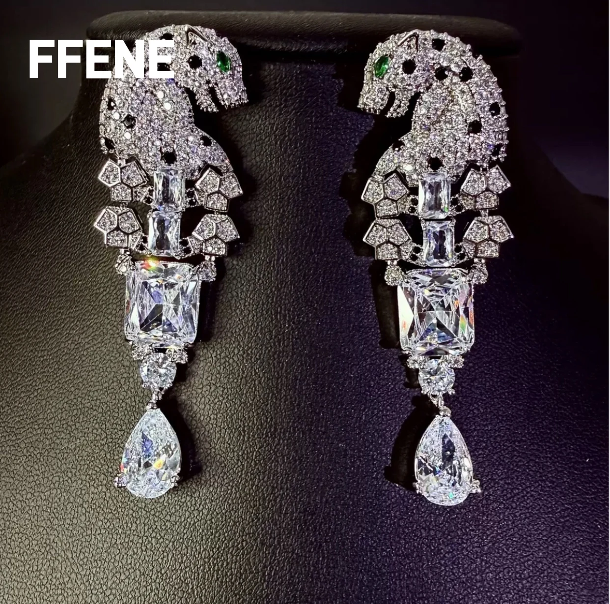 

[Special] S925 silver needle earrings for women, European and American earrings, long style, luxurious women's daily high-end