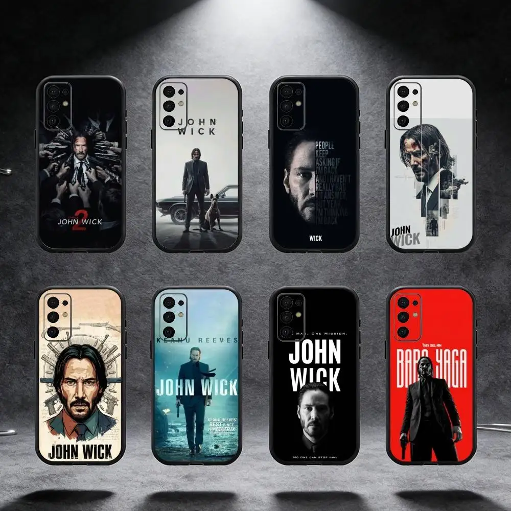 

Movie John-Wick Phone Case For Samsung S25,S24,S21,S22,S23,S30,Ultra,S20,Plus,Fe,Note,5G Black Cover